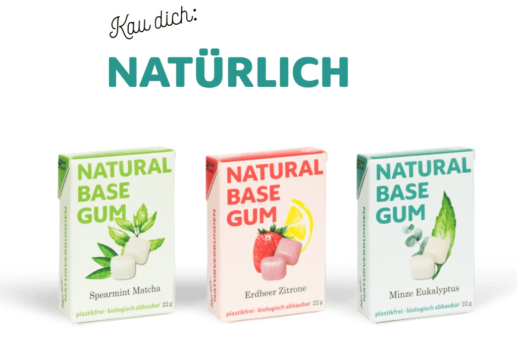 Natural Base Gum Minze Eukalyptus plastikfrei - Brothers in Taste